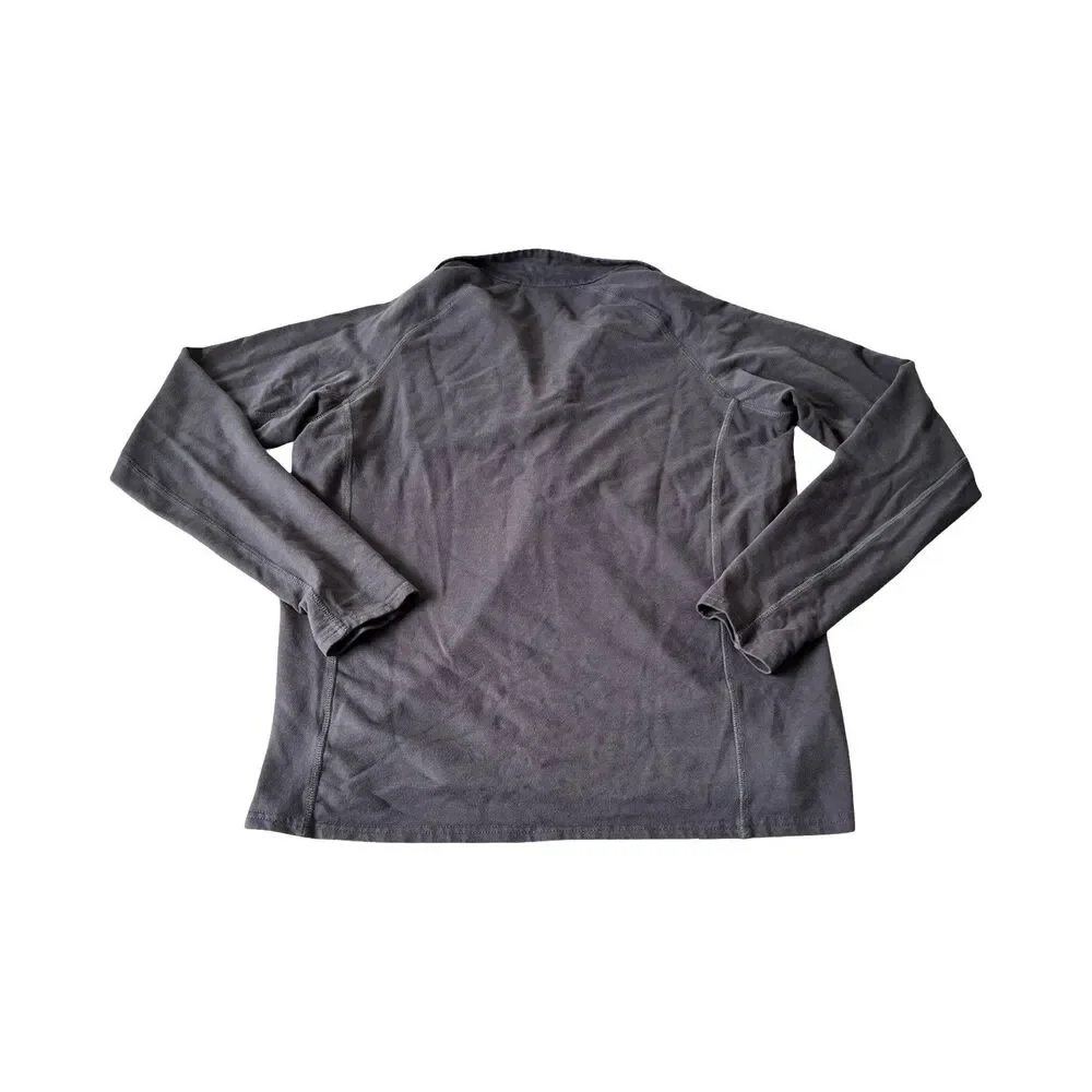 Free‎ Fly Bamboo Fleece Quarter Zip Pullover Gray Mens Small